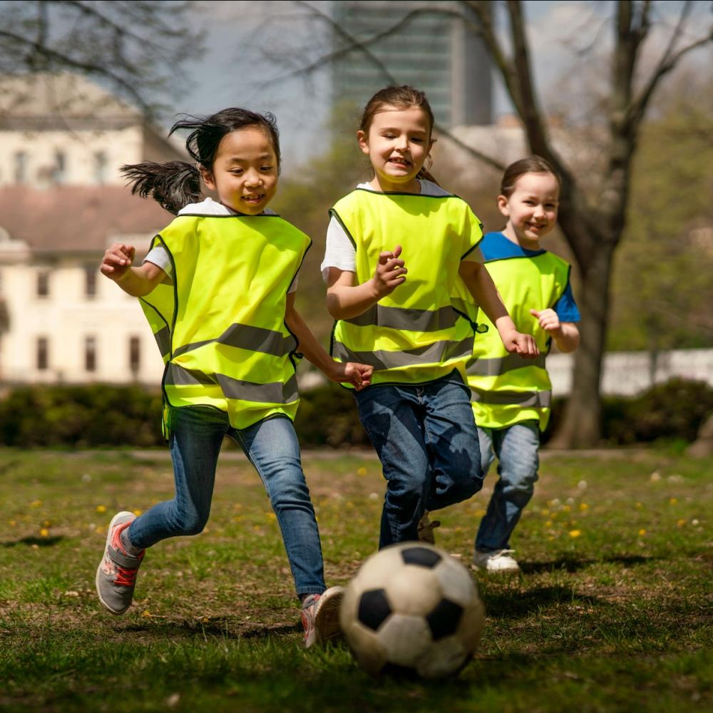 kids playing soccer
